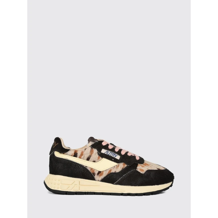 Reelwind Low-Top Trainers in Suede with Animal Print and Padded Ankle (WWLWOG01)