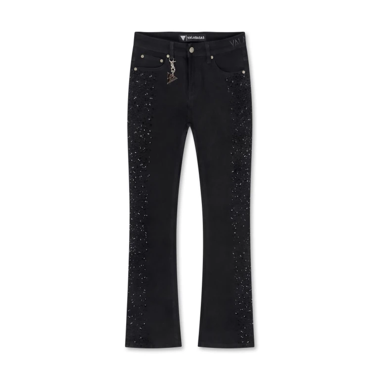 Shock Stacked Jeans - Jet Black