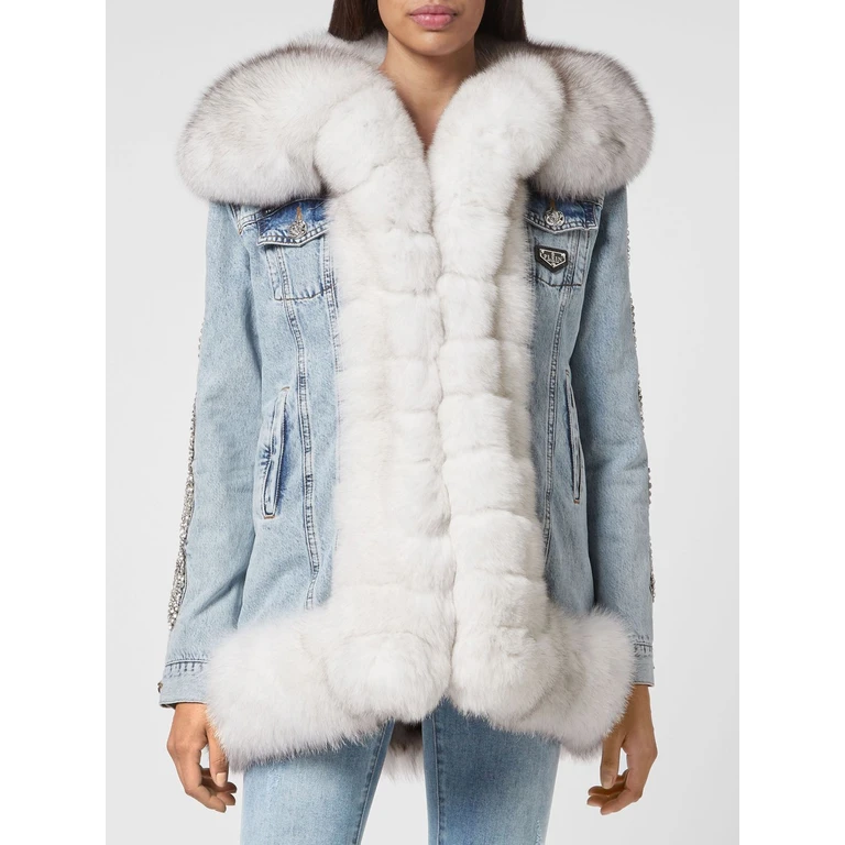 Jacket Woman color Denim (AAACWDB0488PCO034F07CI)