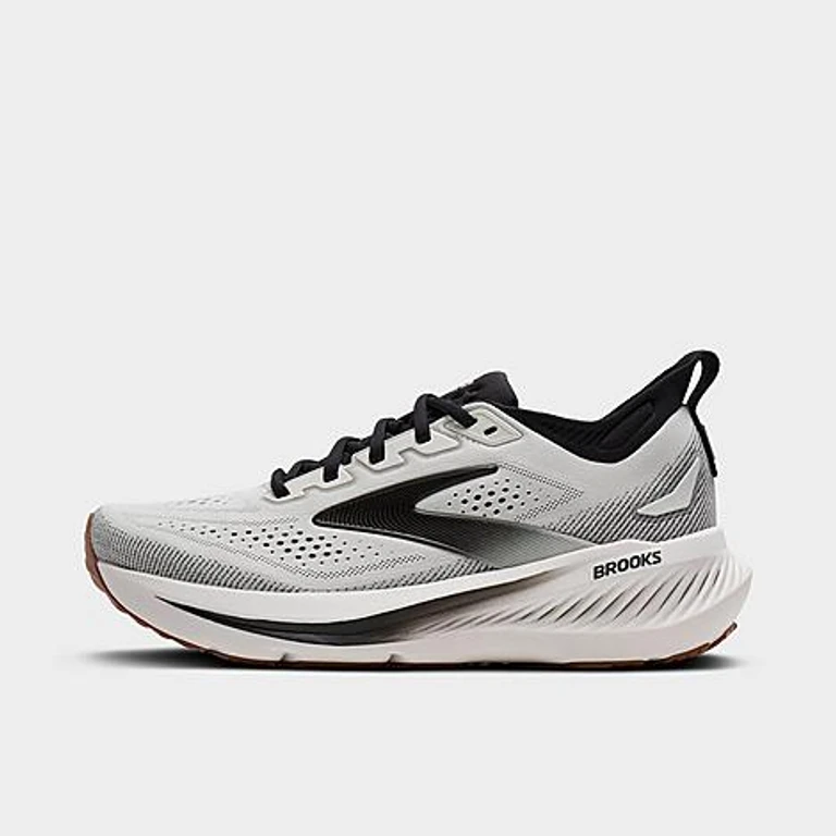Men's Glycerin 23 Running Shoes (Wide Width 2E) in White/Black/Gum Size: 8.0