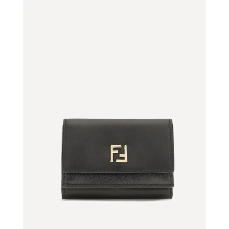 FF mini trifold leather Wallet Female UNI