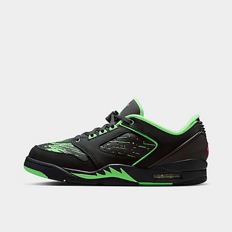 Jordan Men's Sixty Plus Low Casual Shoes in Anthracite/Lime Blast/Pink Blast Size: 7.0