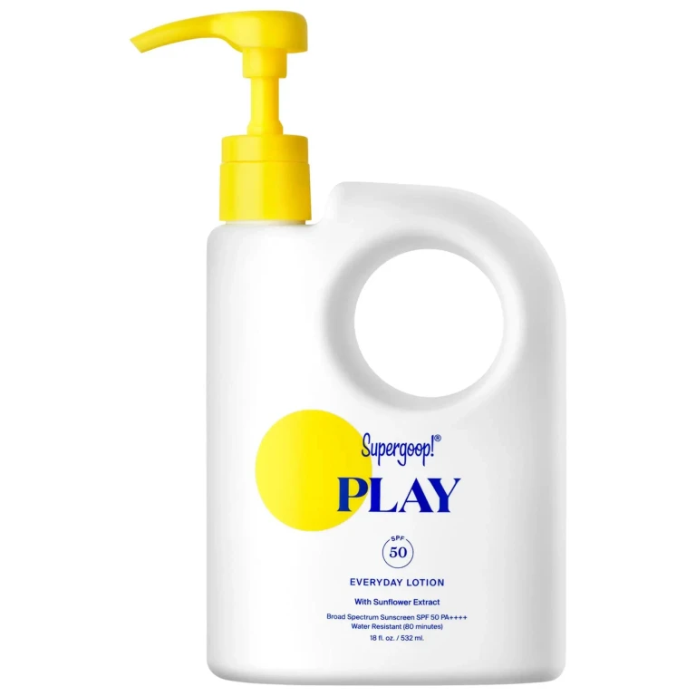 . PLAY SPF 50: Hydrating & Non-Greasy Sunscreen Lotion for Face & Body Water & Sweat Resistant Broad Spectrum Protection