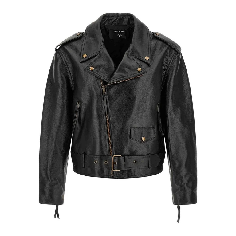 Blouson en cuir - Noir