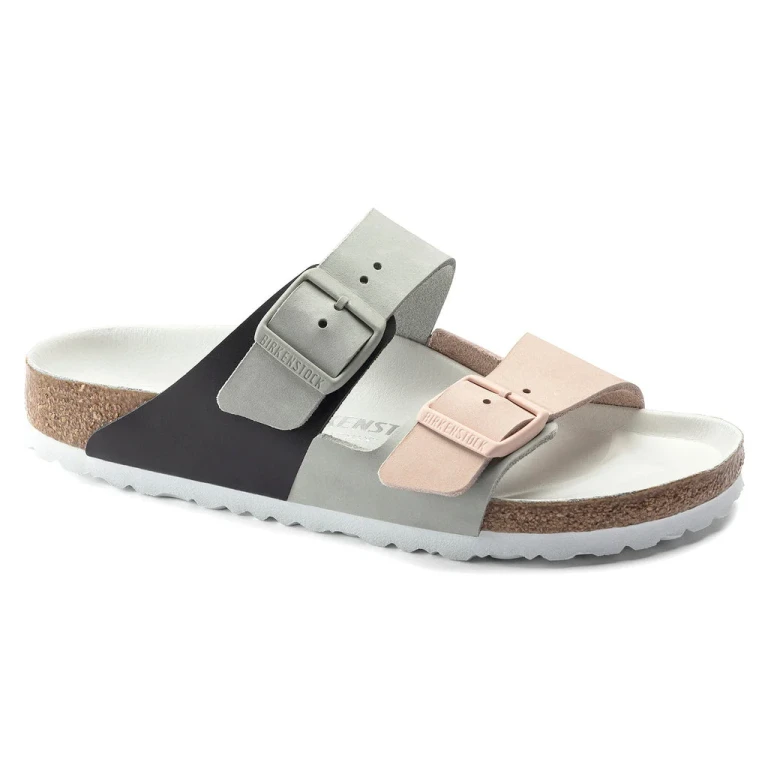 Arizona Split Hex Nubuck Midnight / Mudgreen Sandals
