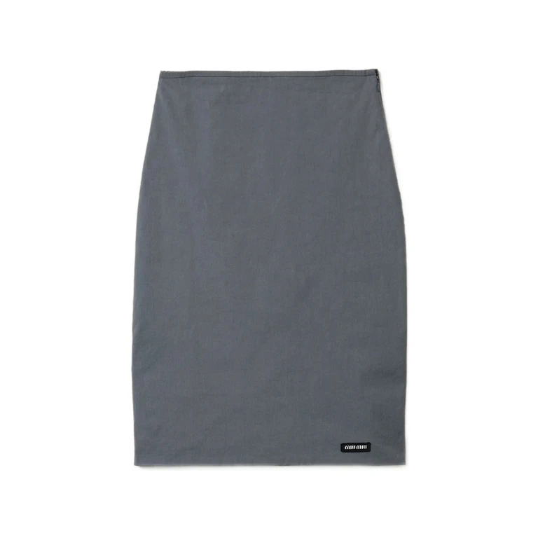 Stretch Poplin Rok