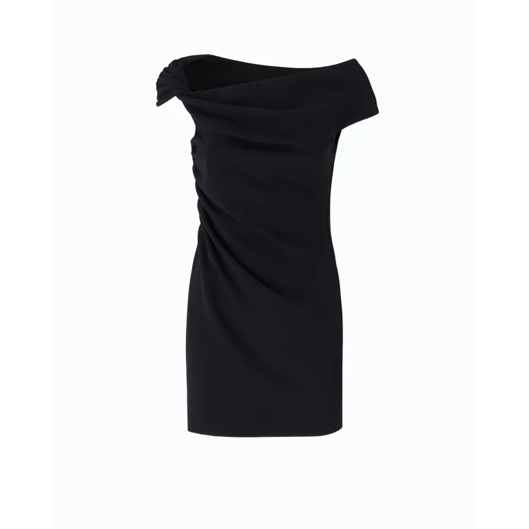 Mini-robe ajustée et drapée - 36