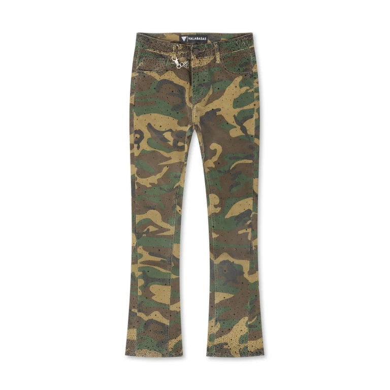 Recon Stacked Jeans - Foliage Green