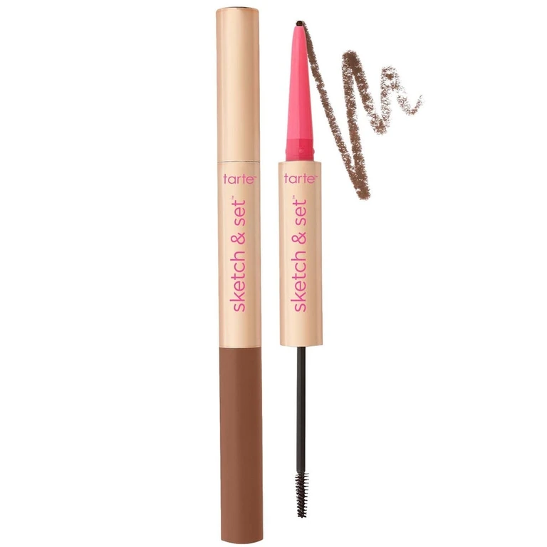 Big Ego Sketch Set Eyebrow Definer Pencil & Tinted Gel 2 piece (Various Shades) - Medium Brown