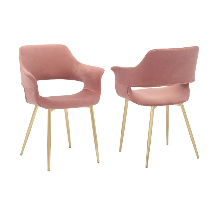 Gigi Pink Dining Room Armchair (Set of 2)
