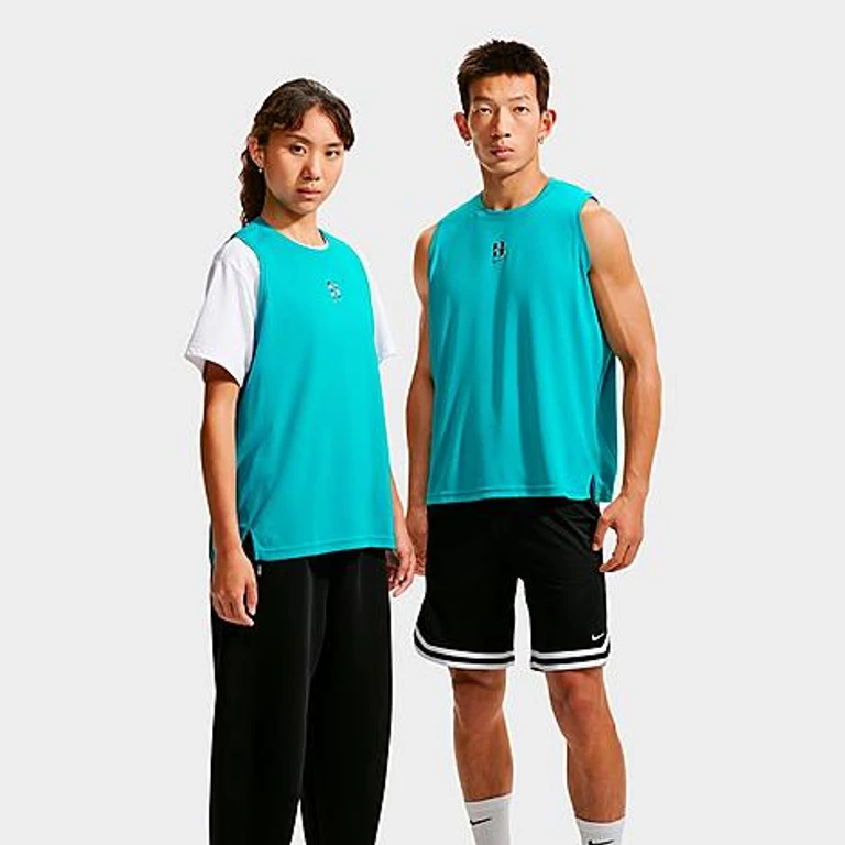 Sabrina Aero-FIT Sleeveless Basketball Top in Dusty Cactus/Dusty Cactus/Ice Silver Size: XS