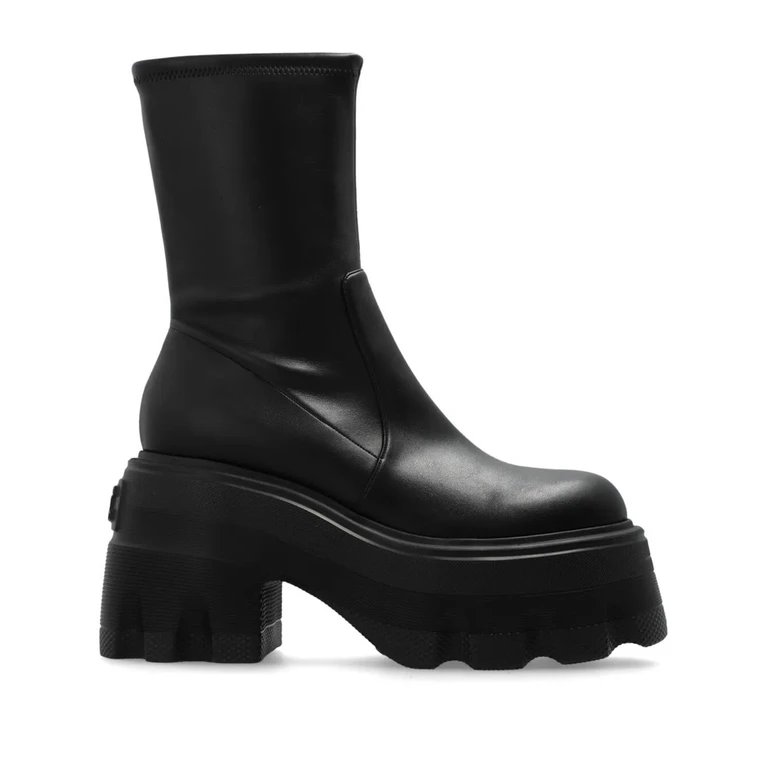 Boots Platform Black "Malleolo Lab"