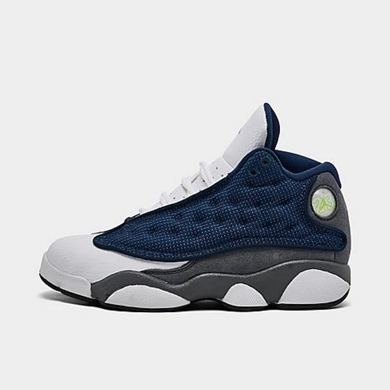 Scarpe da basket Air Retro 13 per bambini piccoli in Navy/University Blue/Flint Grey