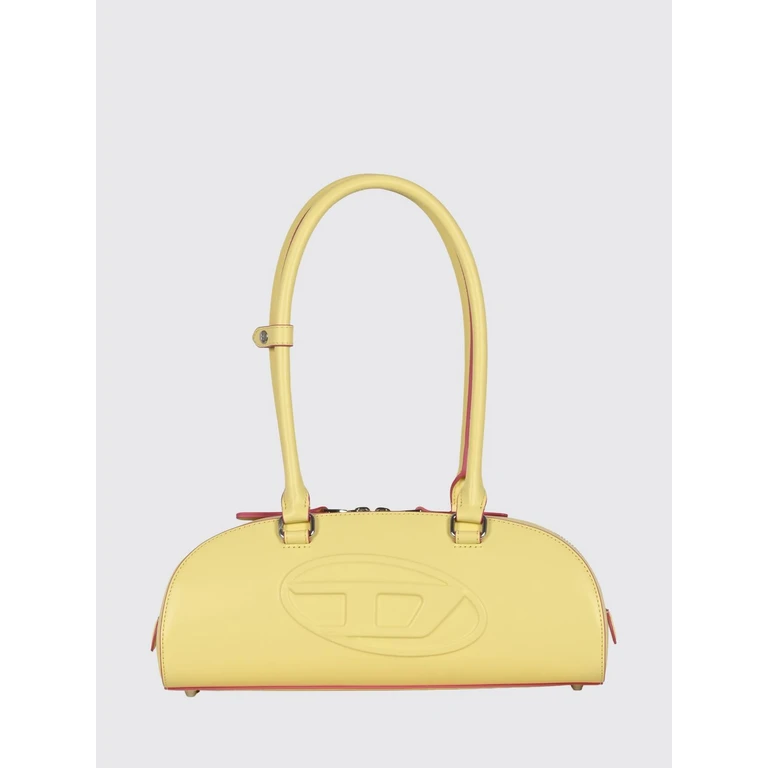 1DR Dome Smooth Leather Shoulder Bag with Embossed Oval D Logo (X10641P8279T3001)