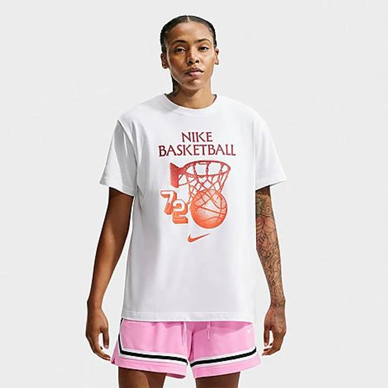 Nike Women's Dri-FIT Basketball T-Shirt in White Size: XS