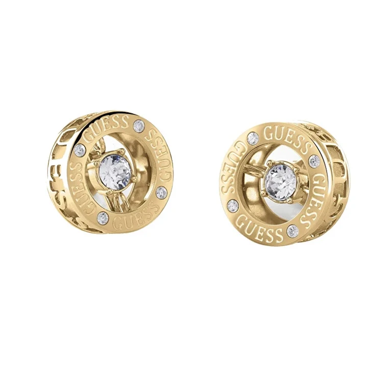 Gold-plated Solitaire stud Orecchini JUBE01464JWYGT/U