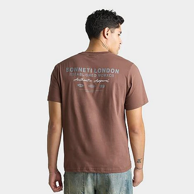 Camiseta básica Sonneti em marrom taupe