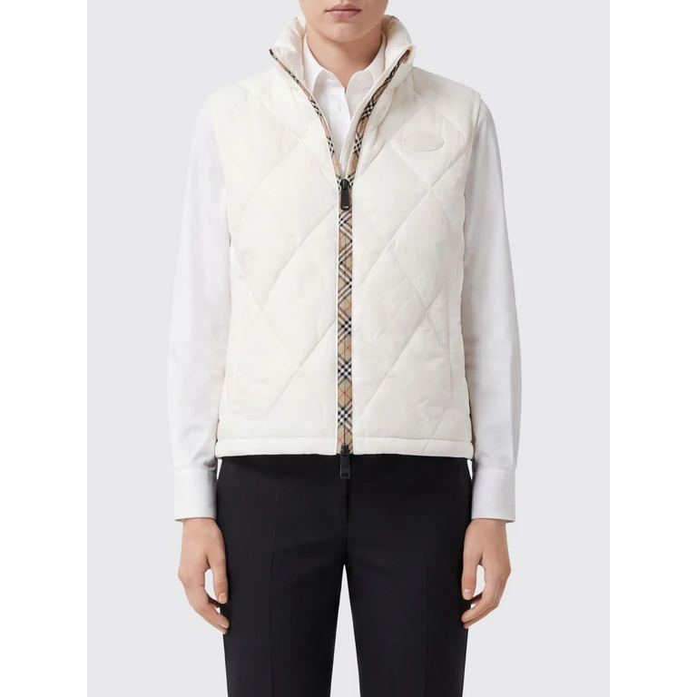 BURBERRY Waistcoat Woman color White (8127011)