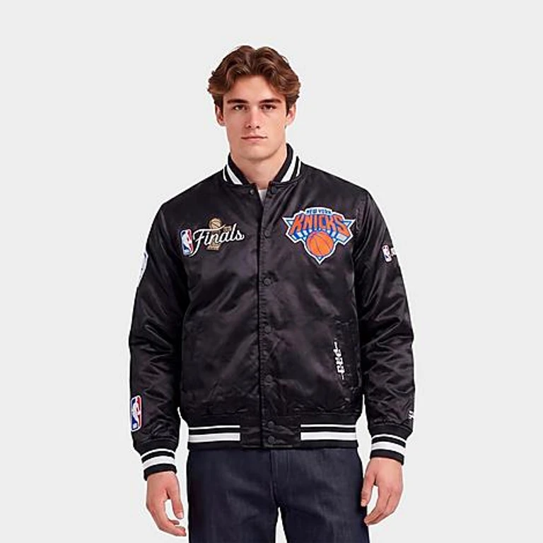 New York Knicks NBA Championship 2026 Satin-Jacke