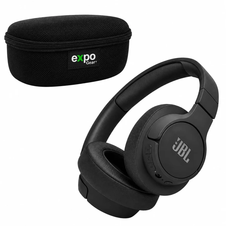 Live 670NC Wireless Noise Cancelling On-Ear Headphones with Case Black (Bundle)