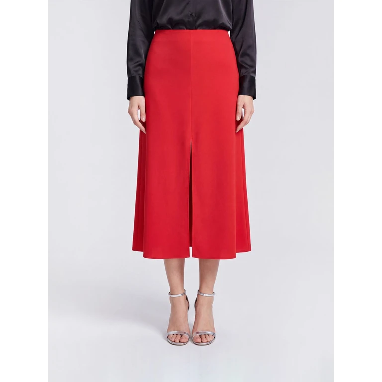 Valentino Garavani Jupe Midi - Rouge (9B3RAF681MHR9M)