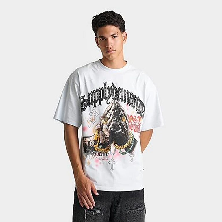 Camiseta Supply & Demand Forgiven em Ancient Water