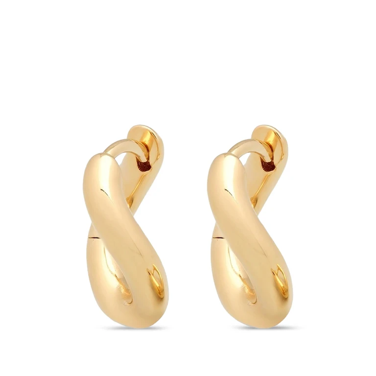 River Huggie Hoop Earrings
