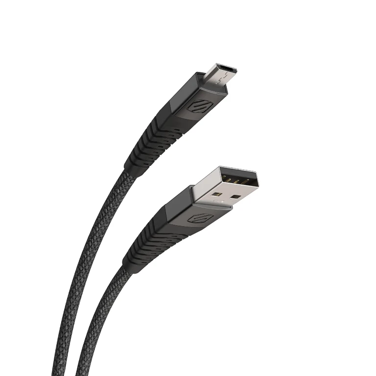 Hdmab4-Sp Strikeline Heavy Duty Usb-A to Micro Usb Charge & Sync Android Cable for Samsung Galaxy S7/S7 Edge, S6/S6 Edge, S5, S4, Kindle, Mp3 and More, 4-Ft, Black