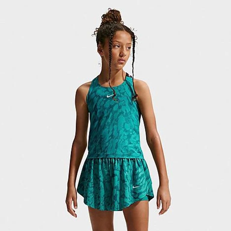 Top Nike Pro para meninas grandes em Energy/Branco
