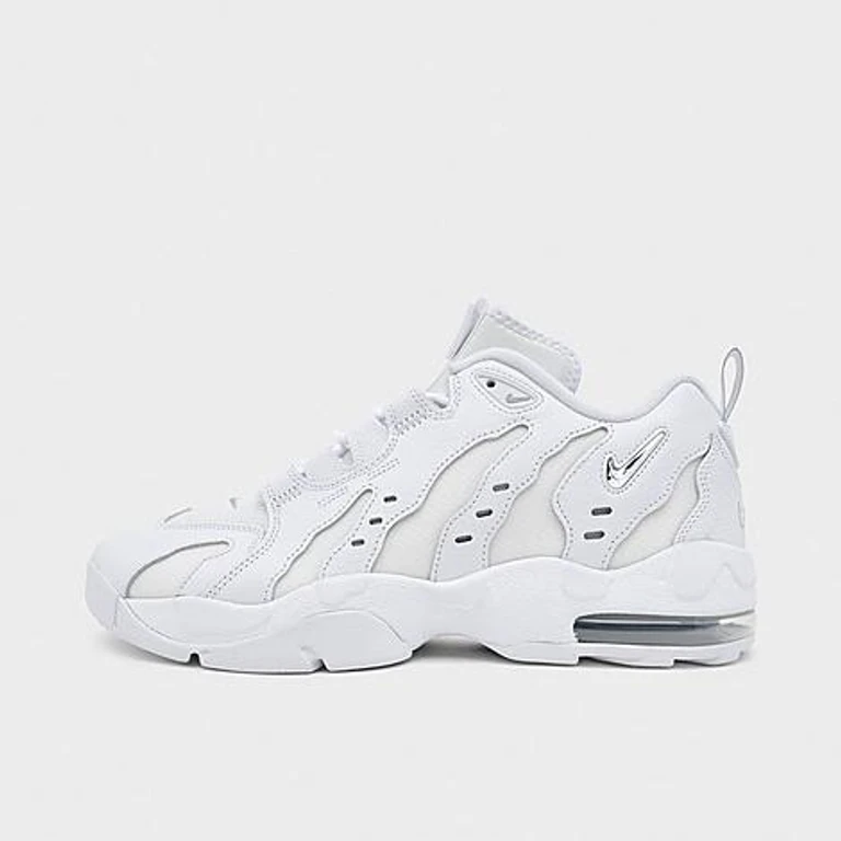 Nike Men's Air DT Max '96 Low Casual Shoes in White/Metallic Silver/White Size: 7.5