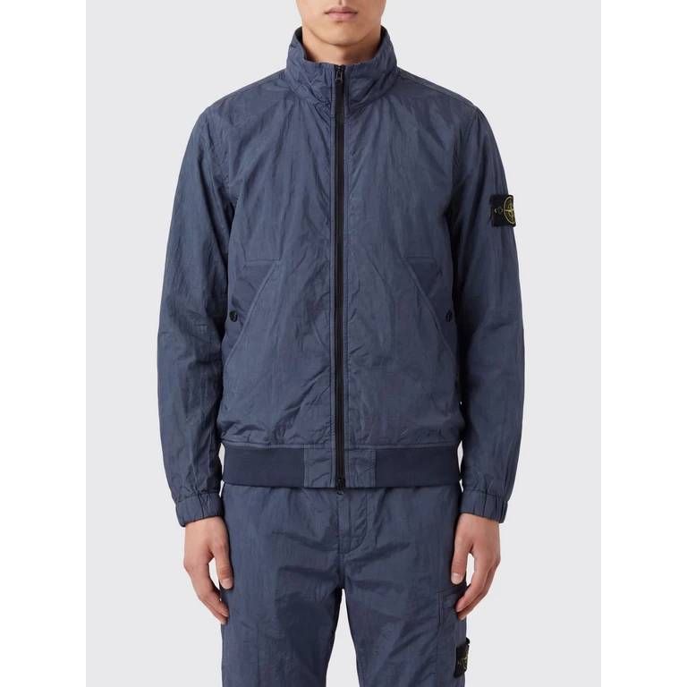 Ultralight Windproof Nylon Bomber Jacket with High Neck and Logo (4100002S0A23V002E)