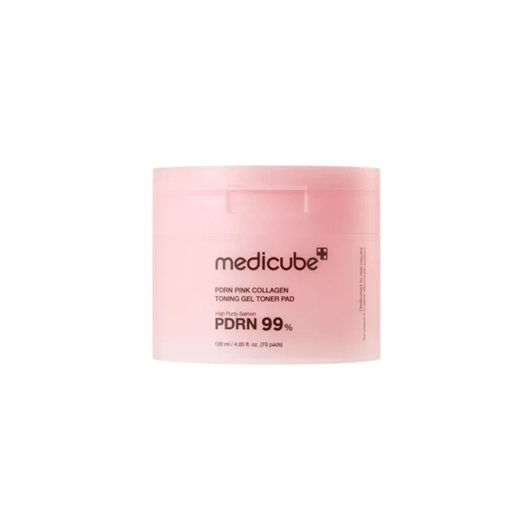 PDRN Pink Collagen Toning Gel Toner Pad - Gelové tonizační polštářky ( 70 ks )