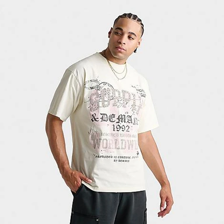Men's Imprint T-Shirt in Off White Size: Small
