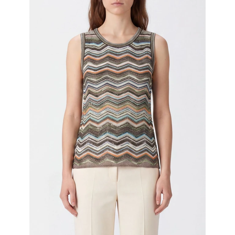 Top sem mangas Missoni multicolor