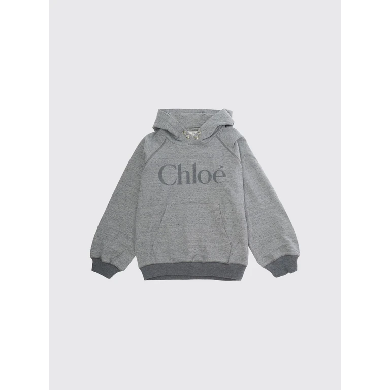Sweat à capuche Chloé pour enfant en gris