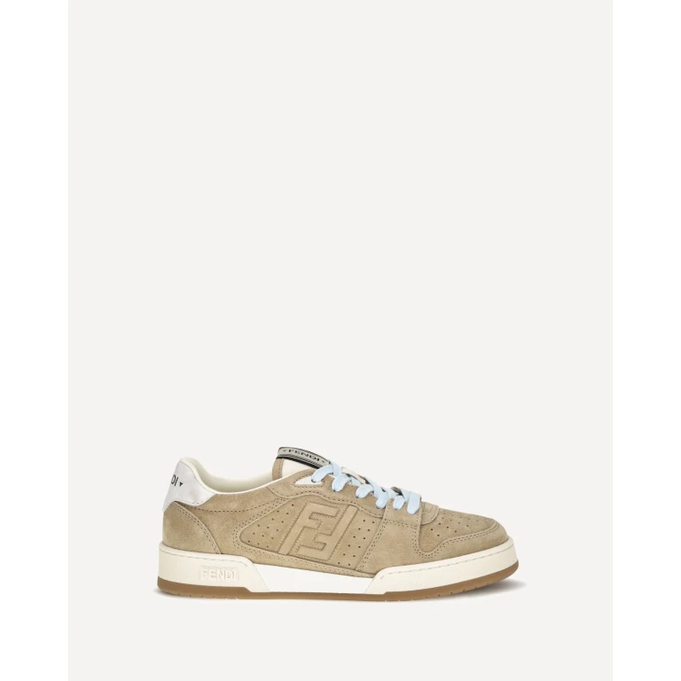 FENDI Match Suede Calfskin Trainers with FF Monogram (7E1971B1RGF1Y21)