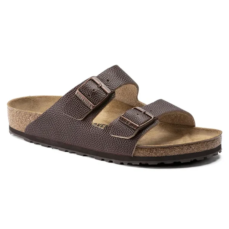 Arizona Embossed Natural Horween Leather Roast Sandals