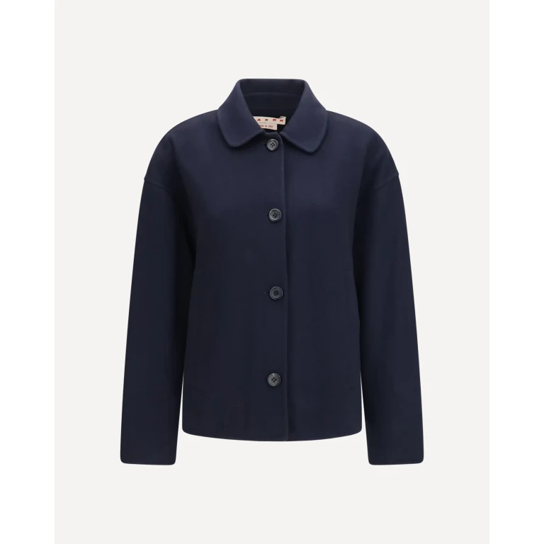Wool Jacket with logo embroidery Female 40