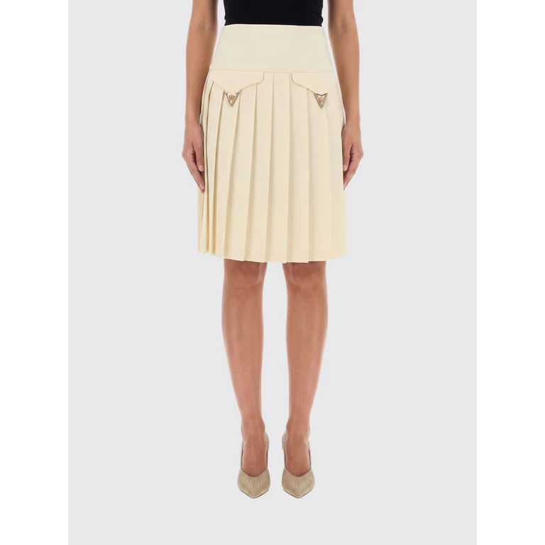 Jupe mini plissée Versace