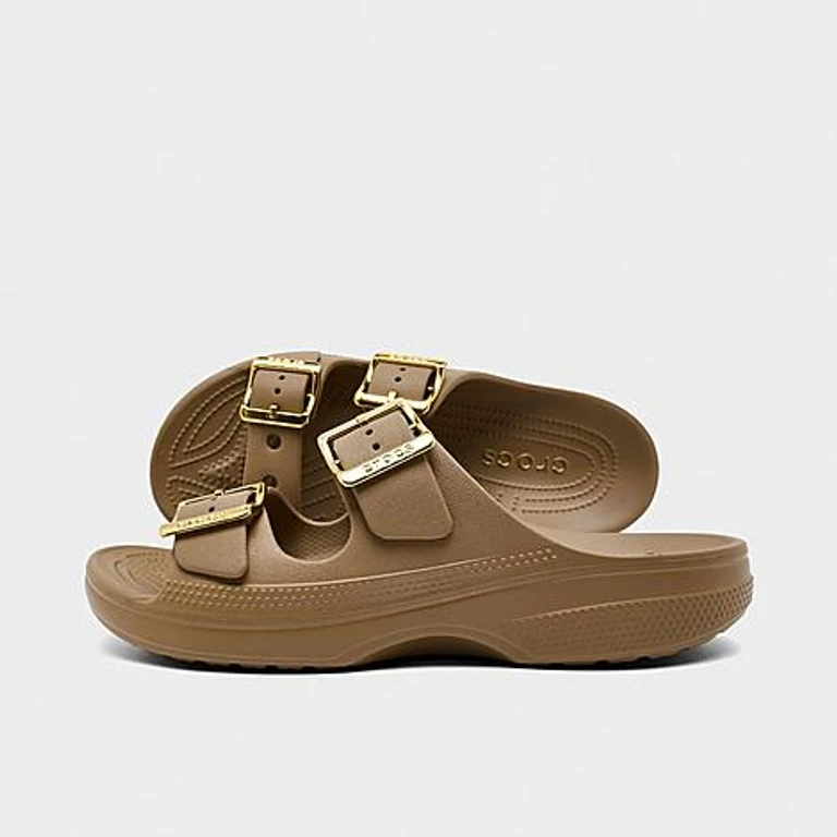 Sandalias casuales Crocs Saturday con hebillas metálicas