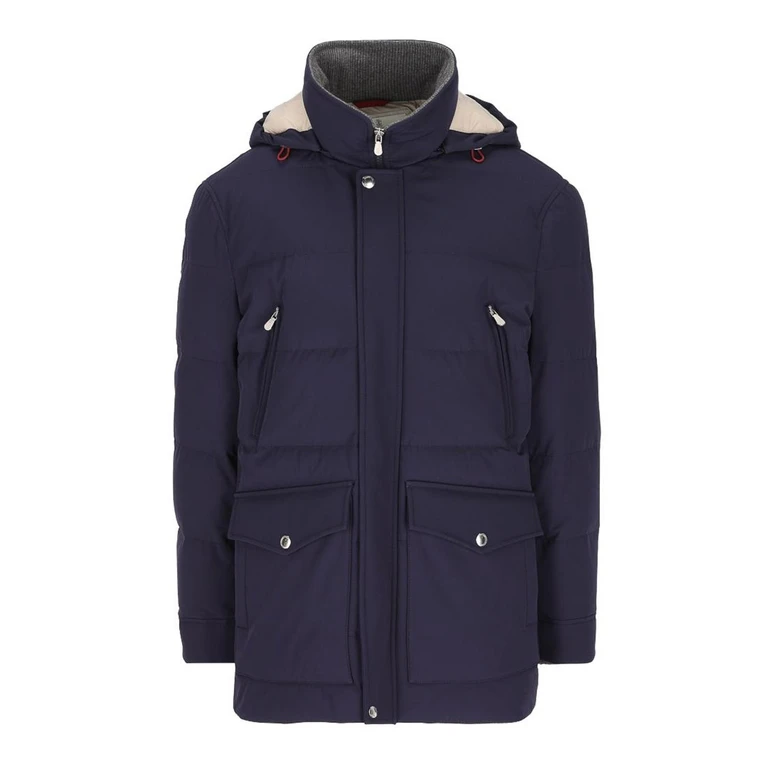Quilted Blouson - Blue