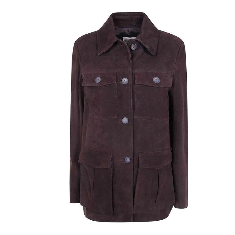 Semicouture Blouson En Cuir - Marron (Y6WT05W40)