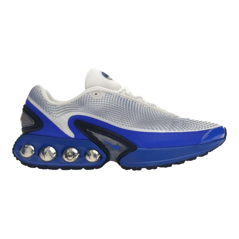 Air Max DN Men's Sneakers - White & Racer Blue Low-Top