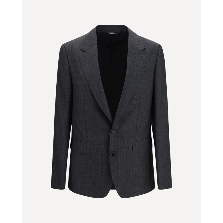 Virgin wool single-breasted Blazer Male 48
