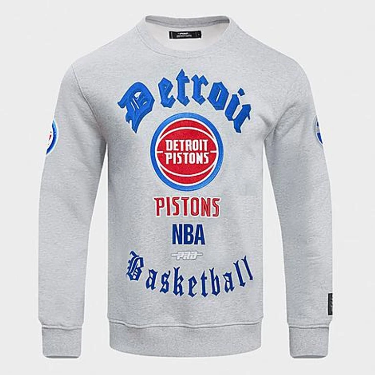 Sudadera con capucha Pro Standard Detroit Pistons NBA Old English de forro polar