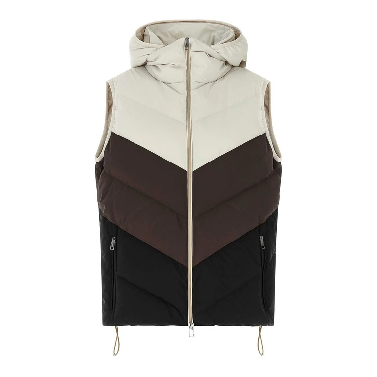 Chaleco acolchado colorblock Kiton