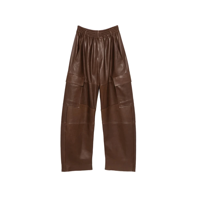 Leather Cargo Pants