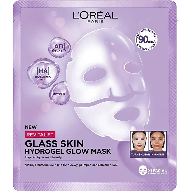 L'oréal paris Hydrogel brightening mask Filler Glass Skin Mask 25 g