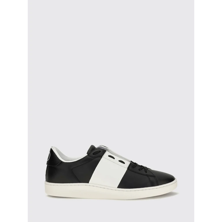 Open Calf Leather Sneakers with VLogo Signature (S0N84BYA0NI)