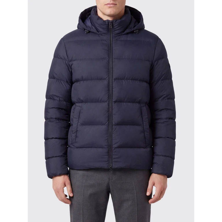 Hooded Water-Repellent Quilted Nylon Down Jacket (PI0016ULE12456Z9202)